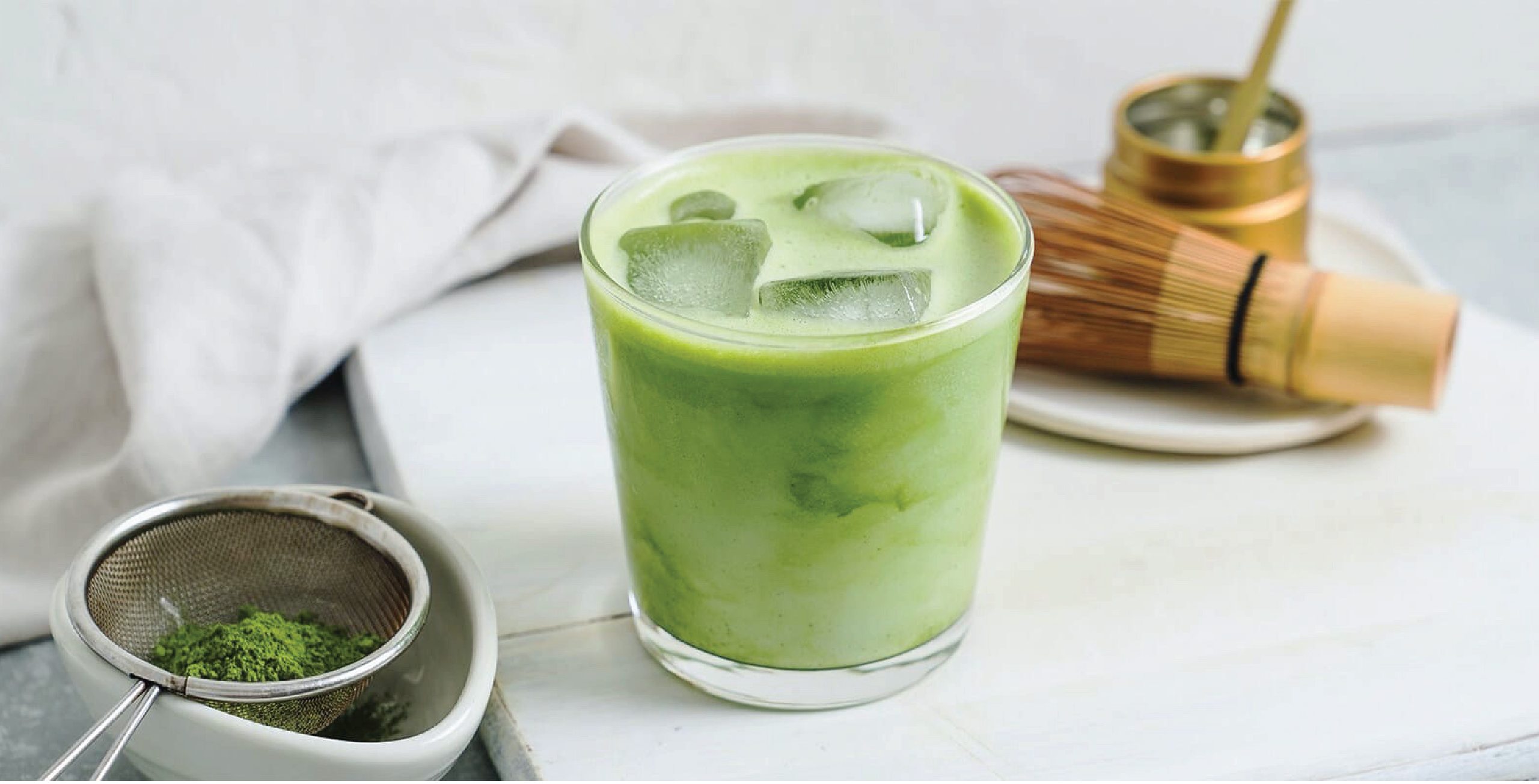 Matcha Iced latte